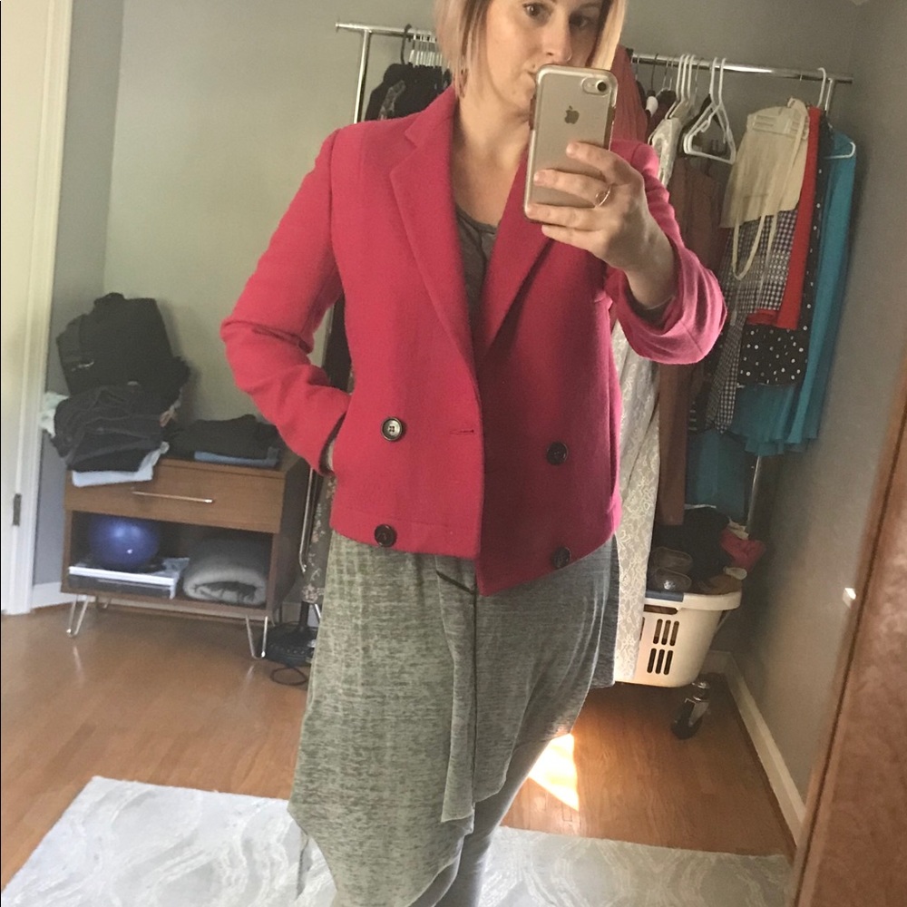 Gorgeous Retro 80s Cropped Pea Coat